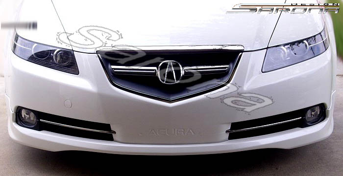 Custom Acura TL  Sedan Front Add-on Lip (2007 - 2008) - $289.00 (Part #AC-006-FA)